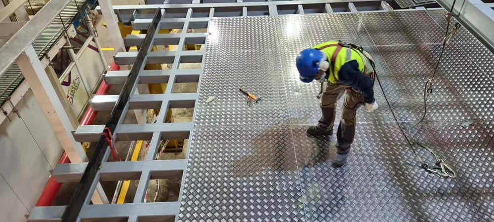 five bar aluminum checkered plate